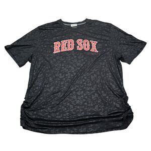 Boston Red Sox Shirt Womens XL Gray Red BCG MLB Baseball Tee